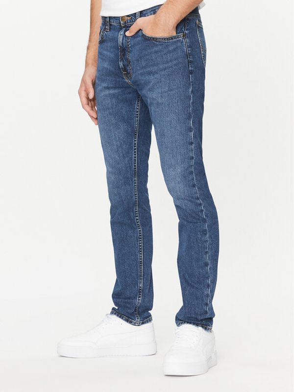 Lee Lee Jeans hlače 112342261 Mornarsko modra Slim Fit