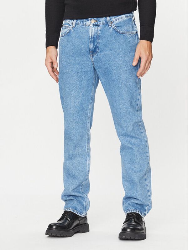 Lee Lee Jeans hlače 112342281 Modra Relaxed Fit