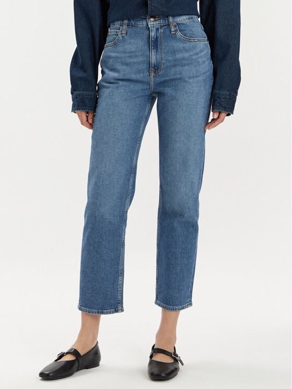 Lee Lee Jeans hlače Carol 112350789 Modra Straight Fit