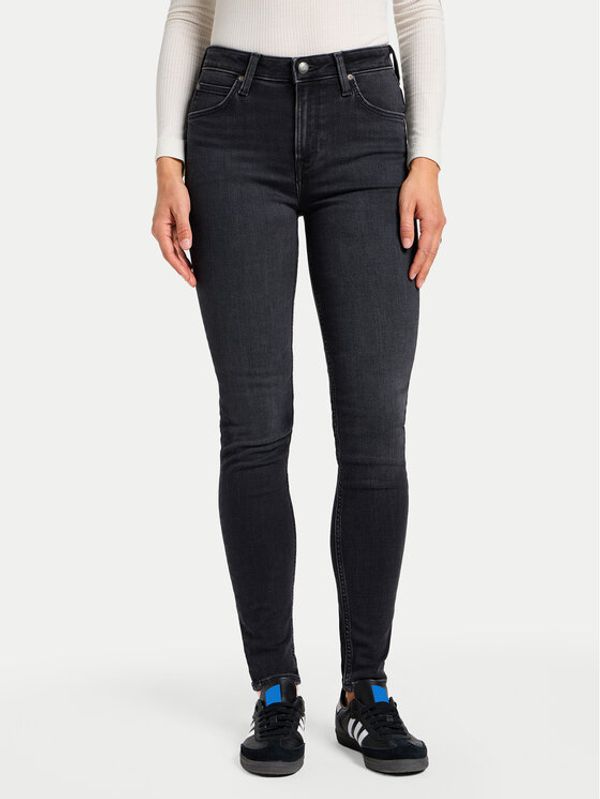 Lee Lee Jeans hlače Scarlett 112355535 Črna Skinny Fit