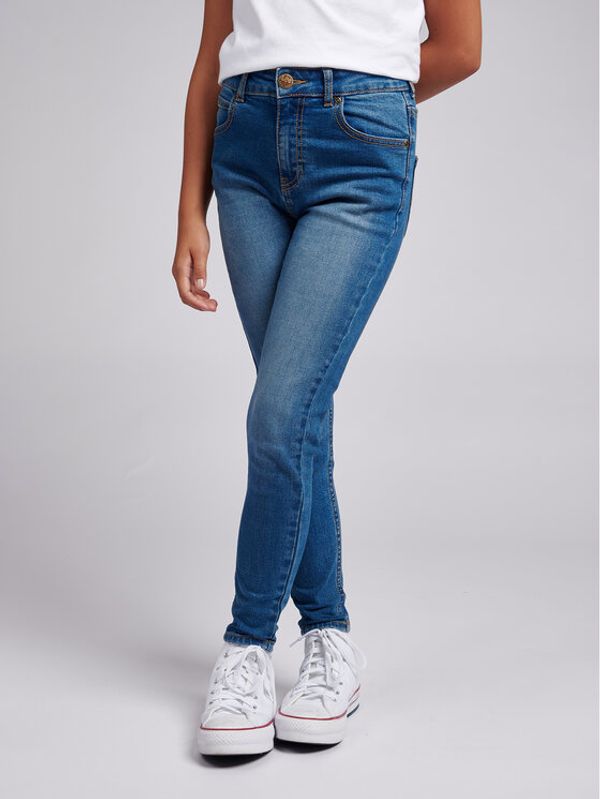 Lee Lee Jeans hlače Scarlett High Waist LEG5005 Modra