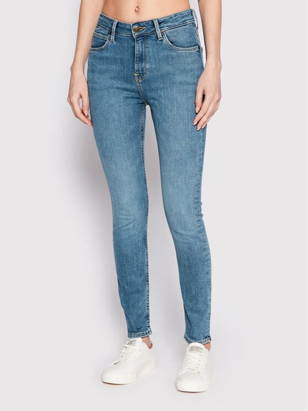 Lee Lee Jeans hlače Scarlett L626ERKJ 112320175 Modra Skinny Fit