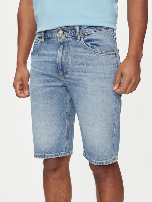 Lee Lee Jeans kratke hlače 5 Pocket 112349329 Modra Regular Fit