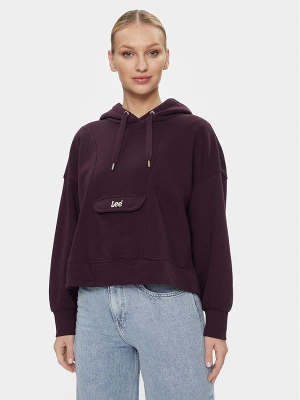Lee Lee Jopa Vintage Hoodie Rodeo 112341554 Vijolična Regular Fit