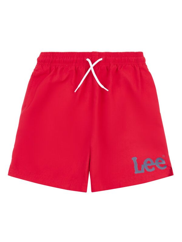 Lee Lee Kopalne hlače Wobbly Graphic LEE0102 Rdeča