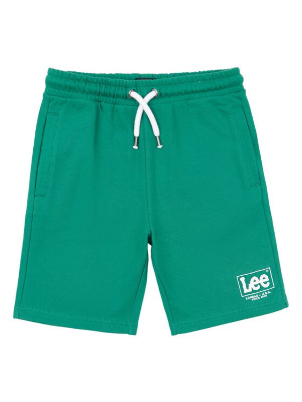 Lee Lee Športne kratke hlače Supercharged LEE0131 Zelena Regular Fit