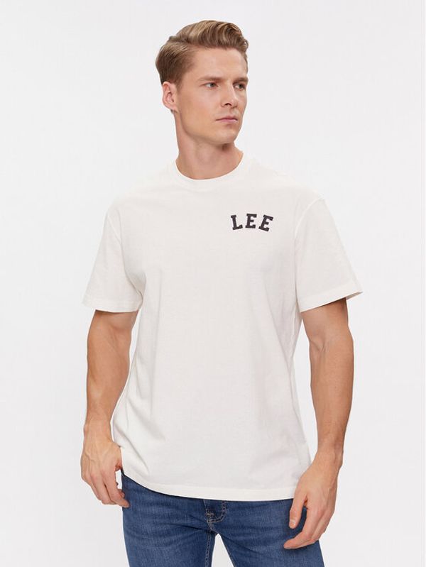 Lee Lee Majica 112342484 Bež Relaxed Fit