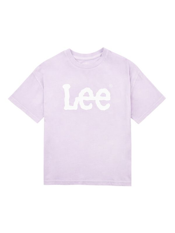 Lee Lee Majica Overdye LEG5080 Vijolična Regular Fit