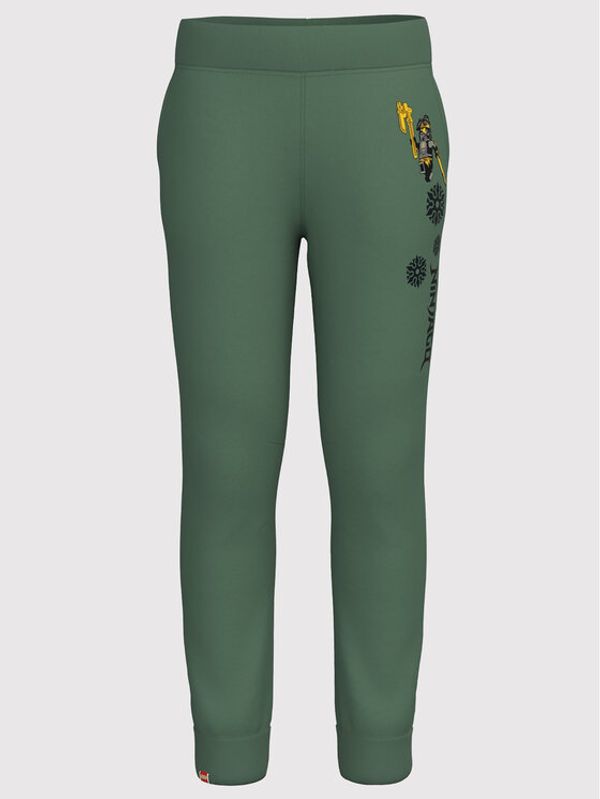 LEGO LEGO Spodnji del trenirke 12010590 Zelena Regular Fit