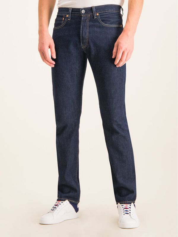 Levi's® Levi's® Jeans hlače 501® 00501-0101 Mornarsko modra Original Fit