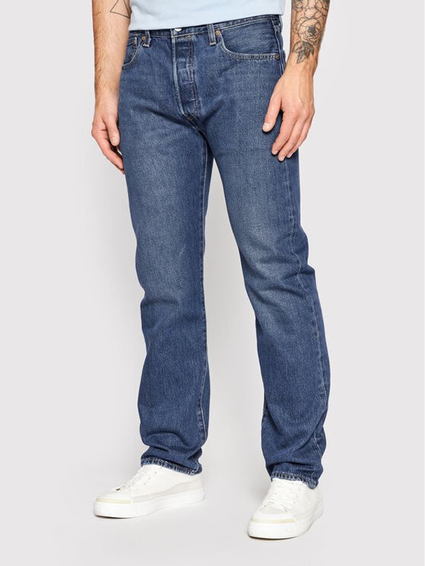 Levi's® Levi's® Jeans hlače 501® 00501-3322 Mornarsko modra Original Fit