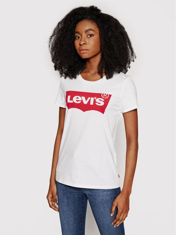 Levi's® Levi's® Majica The Perfect Graphic Tee 17369-0053 Bela Regular Fit