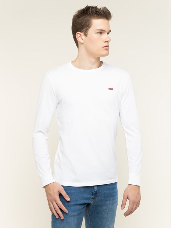 Levi's® Levi's® Majica z dolgimi rokavi Original Logo Tee 72848-0000 Bela Regular Fit