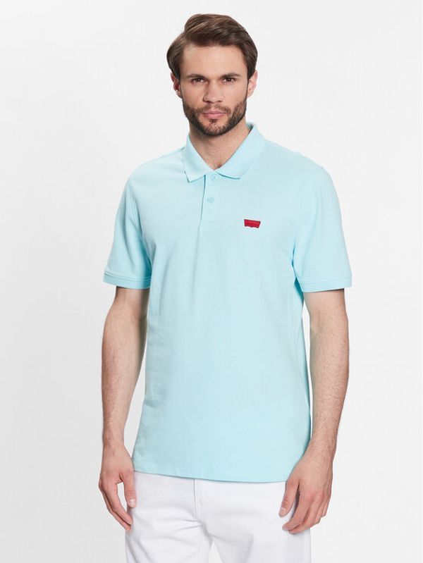 Levi's® Levi's® Polo majica Housemark A4842-0019 Modra Slim Fit