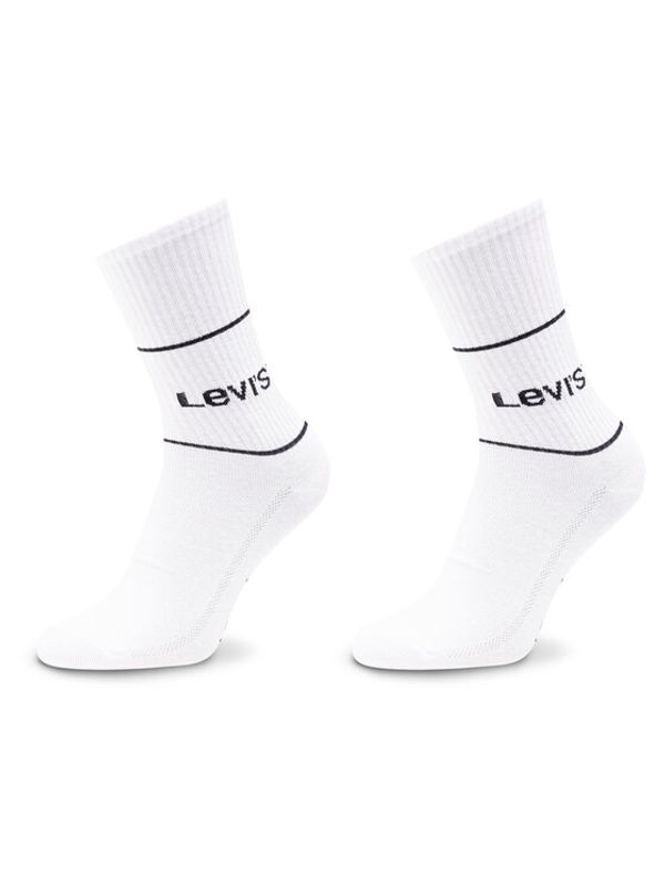 Levi's® Levi's® Set 2 parov nisex visokih nogavic u 701210567 Bela