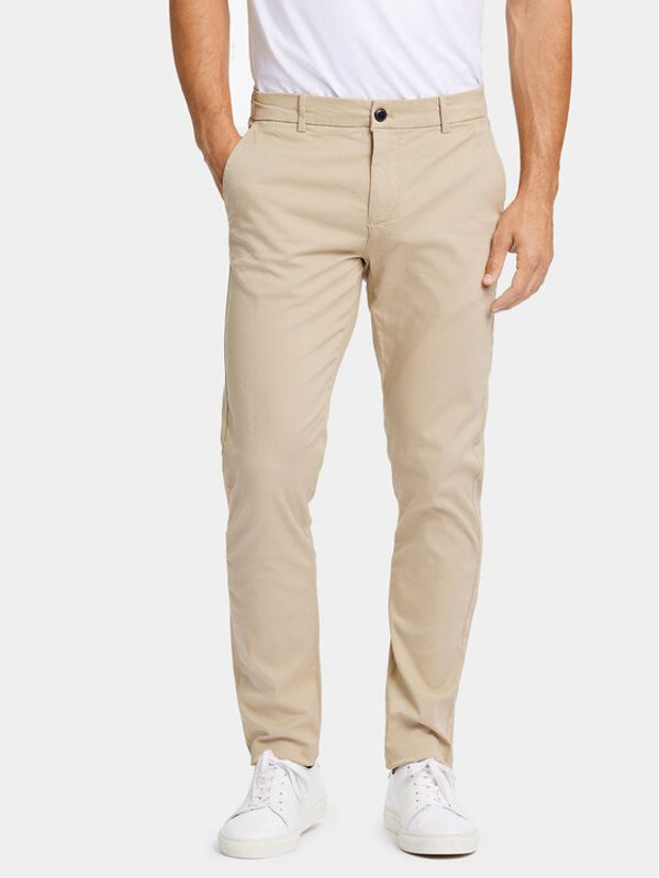 Lindbergh Lindbergh Chino hlače 30-005044 Bež Slim Fit