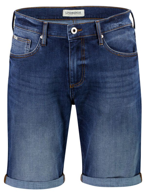 Lindbergh Lindbergh Jeans kratke hlače 30-550002HEA Modra Regular Fit