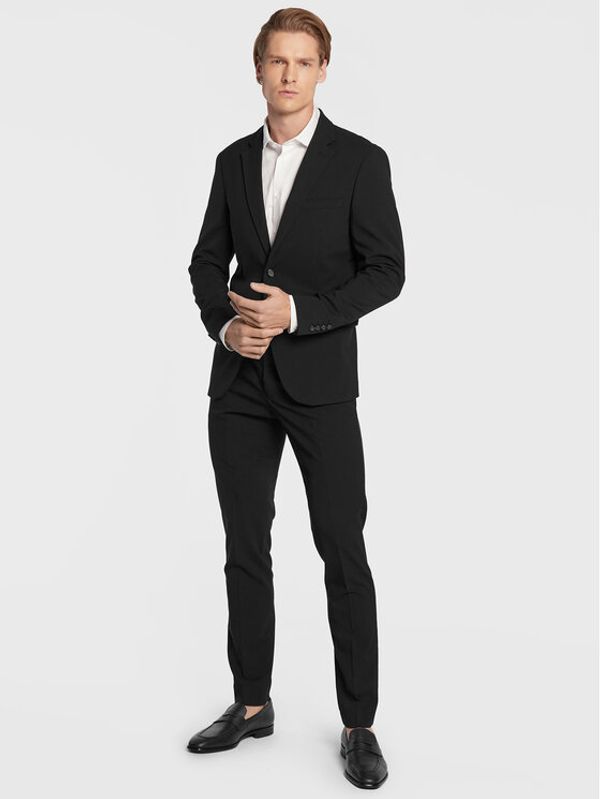 Lindbergh Lindbergh Obleka 30-61040 Črna Slim Fit