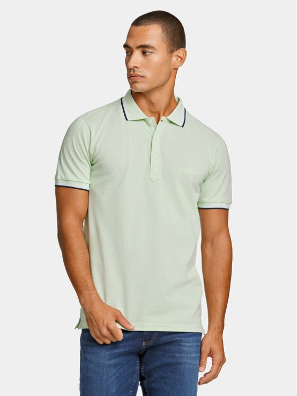 Lindbergh Lindbergh Polo majica 30-404010 Zelena Relaxed Fit