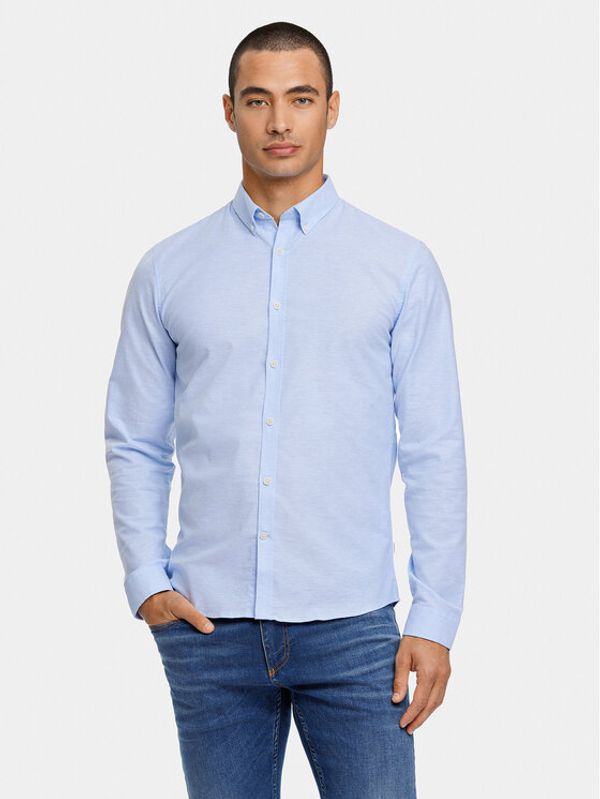 Lindbergh Lindbergh Srajca 30-203174 Svetlo modra Slim Fit