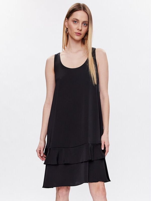 Liu Jo Beachwear Liu Jo Beachwear Cocktail obleka VA3101 T3416 Črna Relaxed Fit