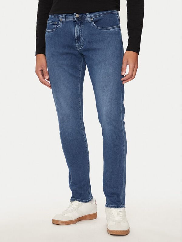 Liu Jo Liu Jo Jeans hlače QF4075 D4945 Mornarsko modra Slim Fit