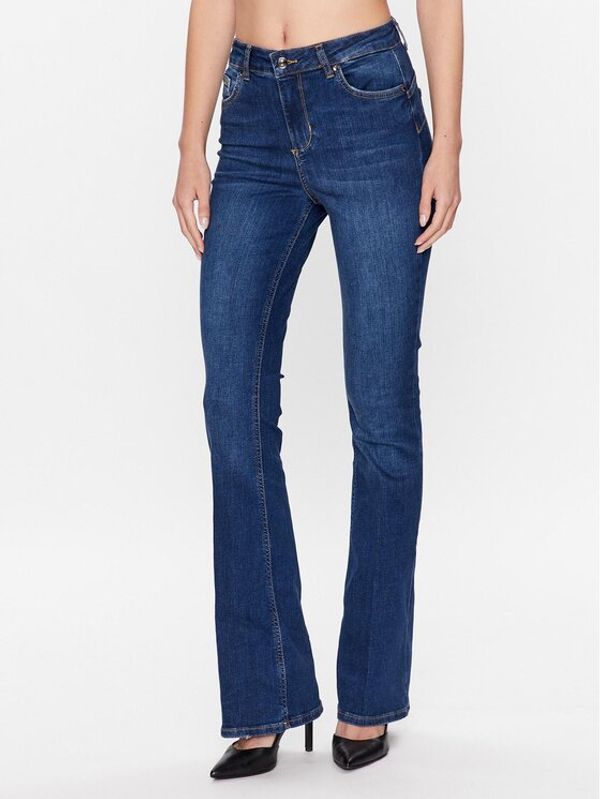 Liu Jo Liu Jo Jeans hlače UF3015 DM811 Mornarsko modra Regular Fit