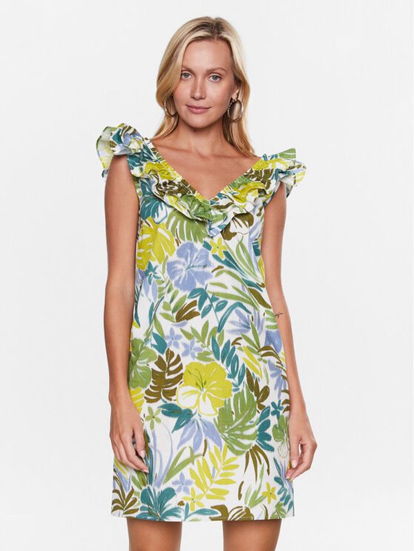 Liu Jo Liu Jo Poletna obleka WA3075 TS456 Zelena Regular Fit