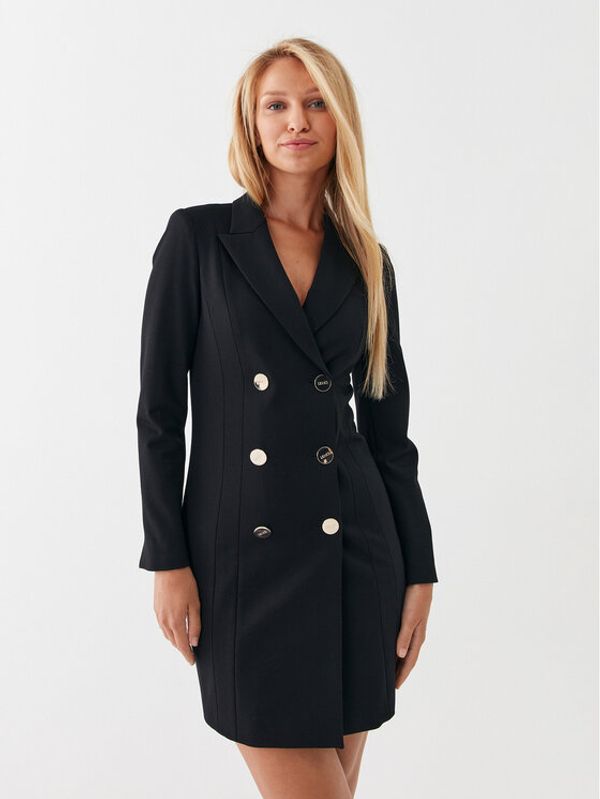 Liu Jo Liu Jo Prehodni plašč CF3059 J1857 Črna Slim Fit