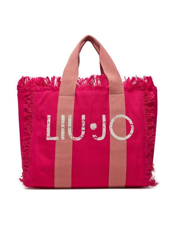 Liu Jo Liu Jo Ročna torba Shopping Logo Stamp VA4203 T0300 Roza