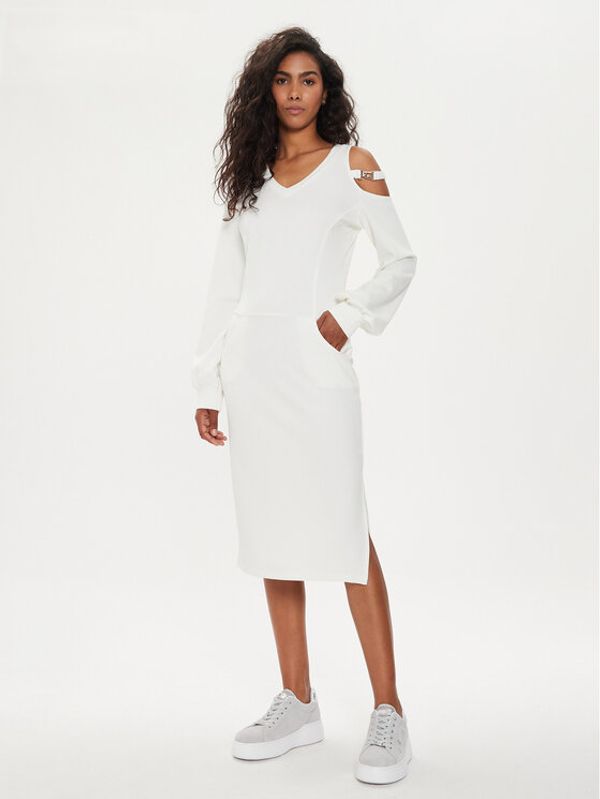 Liu Jo Sport Liu Jo Sport Vsakodnevna obleka TA4057 JS182 Écru Regular Fit