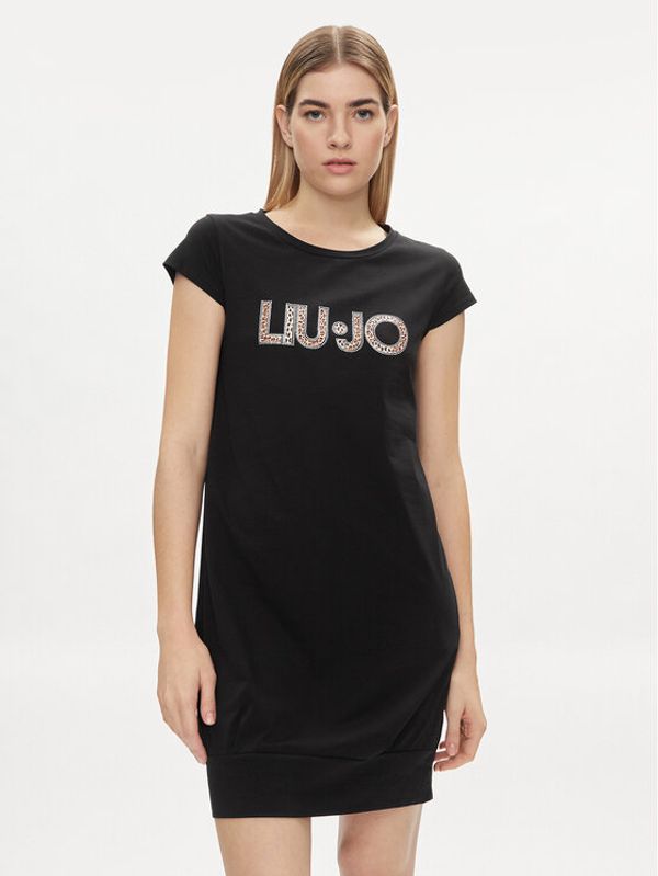 Liu Jo Liu Jo Vsakodnevna obleka VA4103 JS003 Črna Regular Fit