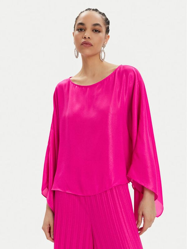 Lola Casademunt by Maite Lola Casademunt by Maite Bluza MS2415016 Roza Relaxed Fit