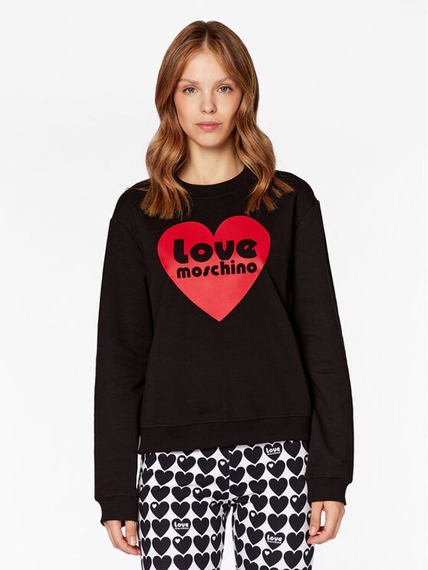 LOVE MOSCHINO LOVE MOSCHINO Jopa W630657E 2246 Črna Relaxed Fit