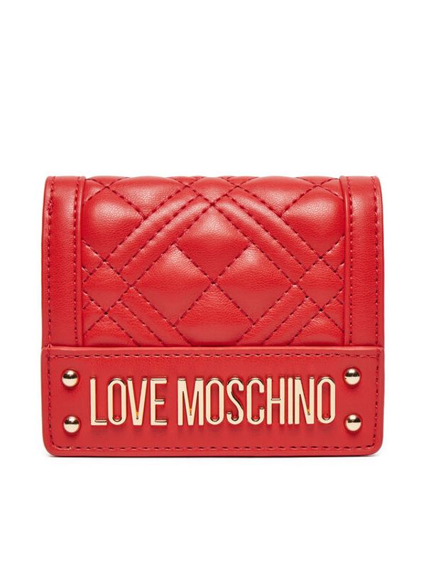 LOVE MOSCHINO LOVE MOSCHINO Majhna ženska denarnica JC5601PP0LLA0500 Rdeča