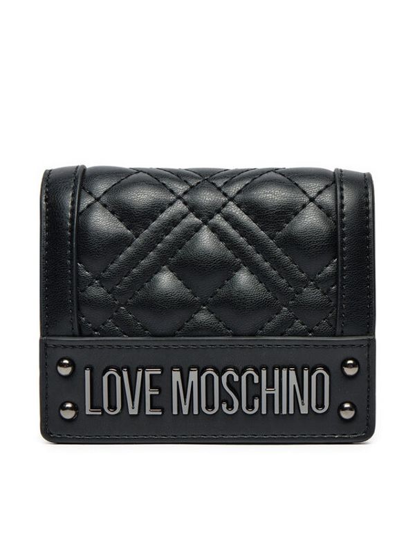 LOVE MOSCHINO LOVE MOSCHINO Majhna ženska denarnica JC5601PP1LLA000A Črna