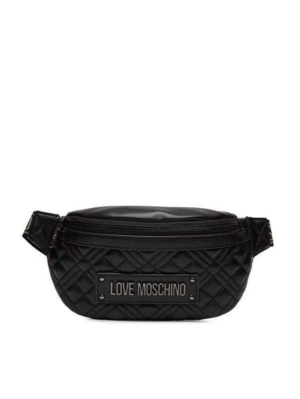 LOVE MOSCHINO LOVE MOSCHINO torba za okoli pasu JC4003PP1ILA000A Črna