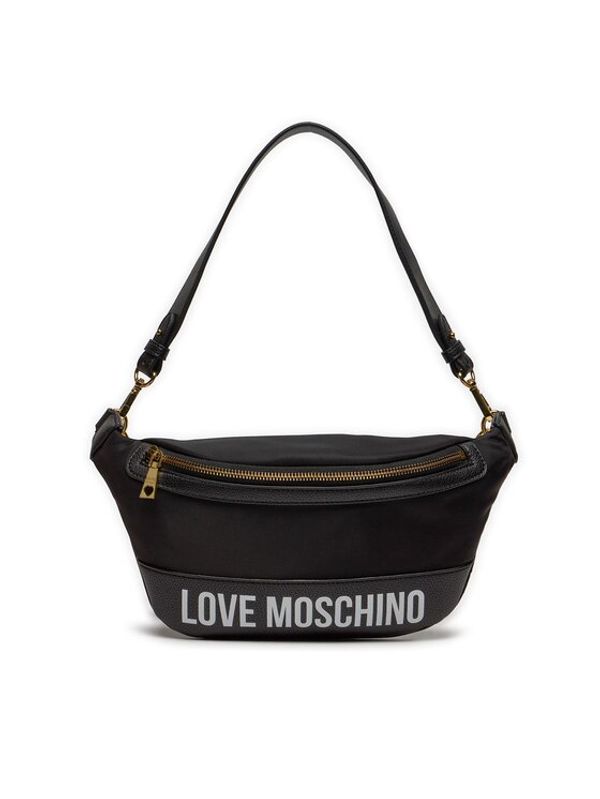 LOVE MOSCHINO LOVE MOSCHINO torba za okoli pasu JC4253PP0IKE100A Črna