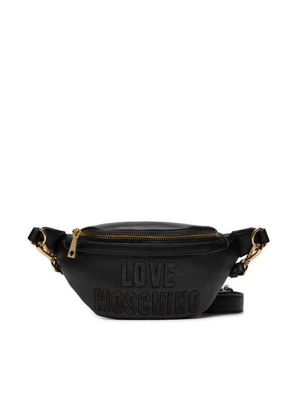 LOVE MOSCHINO LOVE MOSCHINO torba za okoli pasu JC4291PP0IKK0000 Črna