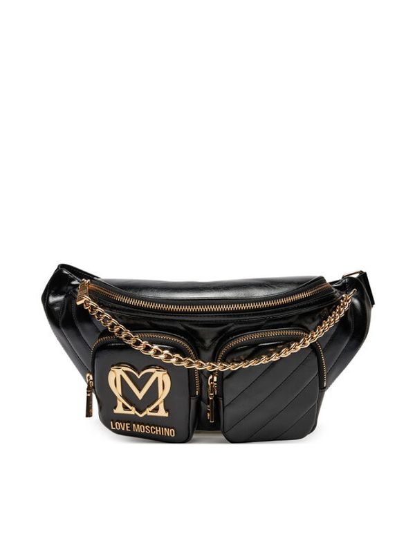 LOVE MOSCHINO LOVE MOSCHINO torba za okoli pasu JC4323PP0LKM0000 Črna