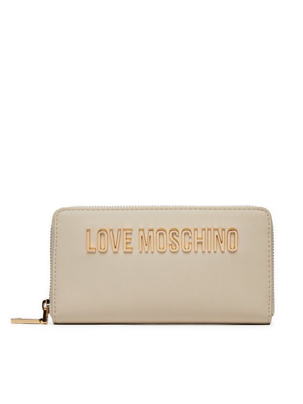 LOVE MOSCHINO LOVE MOSCHINO Velika ženska denarnica JC5611PP1LKD0110 Écru