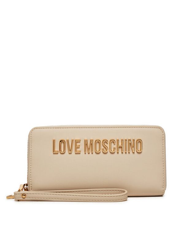 LOVE MOSCHINO LOVE MOSCHINO Velika ženska denarnica JC5620PP1LKD0110 Écru