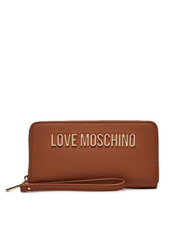 LOVE MOSCHINO LOVE MOSCHINO Velika ženska denarnica JC5620PP1LKD0208 Rjava