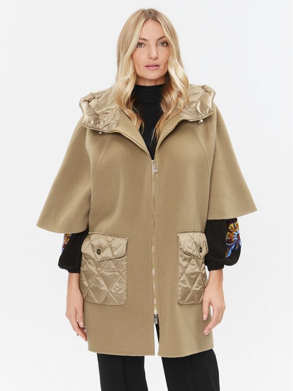 Luisa Spagnoli Luisa Spagnoli Prehodni plašč Sfida 540306 Rjava Regular Fit