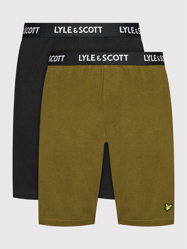 Lyle & Scott Lyle & Scott Kratke hlače pižama Adam LS2PKSH900 Pisana Regular Fit