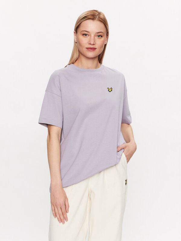 Lyle & Scott Lyle & Scott Majica Oversized T-shirt TSW1605V Vijolična Regular Fit