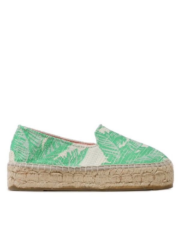 Manebi Manebi Espadrile Cotton Jaquard Double Sole Espadrilles G 4.8 D0 Zelena