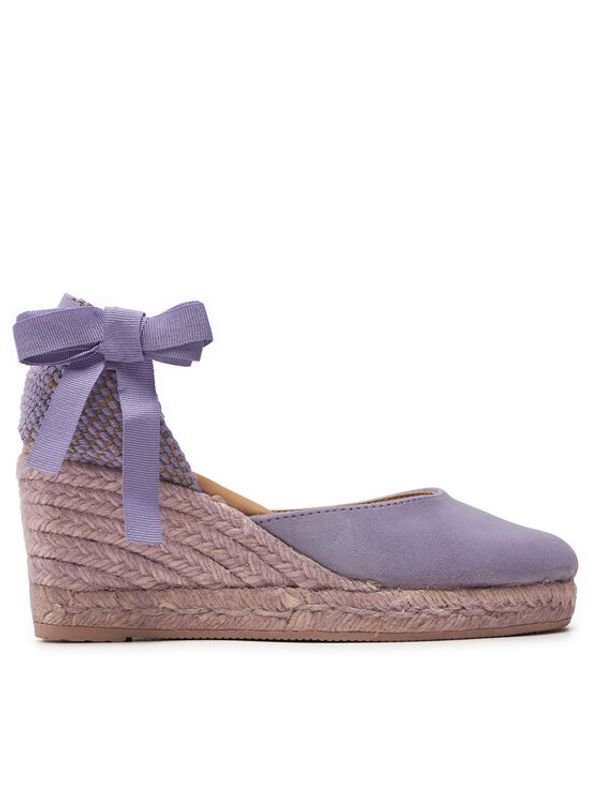 Manebi Manebi Espadrile Hamptons Low Wedge Espadrilles W 1.2 WL Vijolična