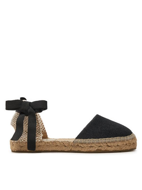 Manebi Manebi Espadrile La Havana Flat Valenciana Espadrilles O 7.9 P0 Črna