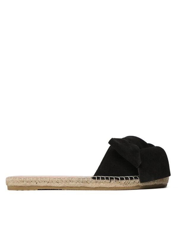 Manebi Manebi Espadrile Sandals With Bow K 1.0 J0 Črna